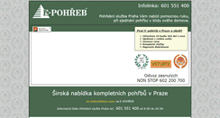 Desktop Screenshot of e-pohreb.cz